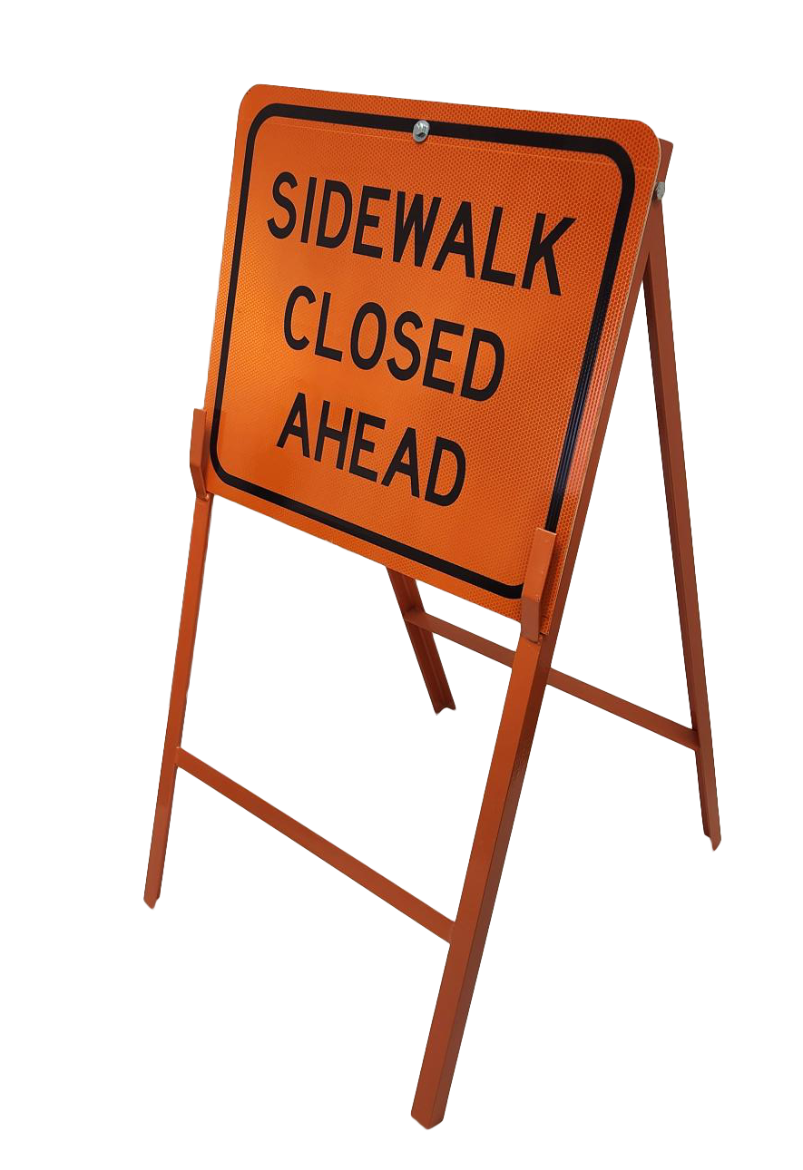 TC-40T Sidewalk Closed Sign with A-Frame Stand – RDC Group