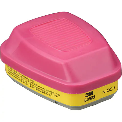 3M™  | 60923 Respirator Cartridge • Gas/Vapour Cartridge • Organic Vapour/Acid Gas/P100