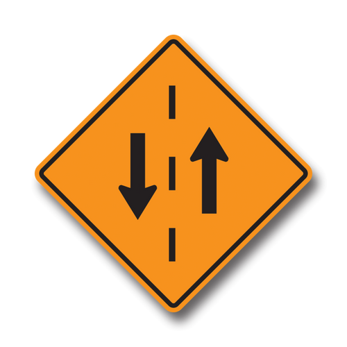 Rigid Sign | TC-34 Two Way Traffic