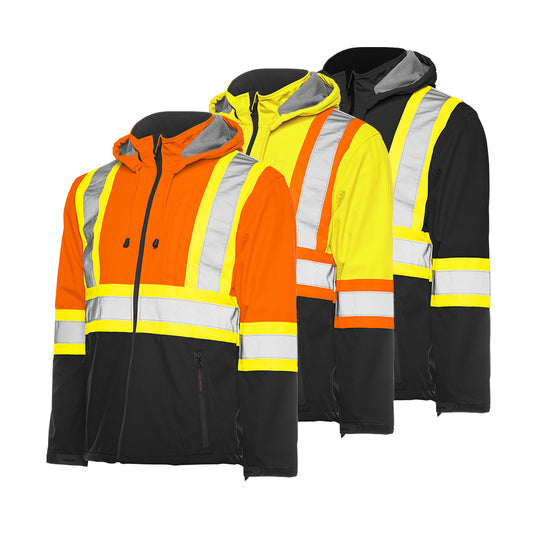 Ground Force | Soft Shell Jacket • Detachable Hood • 4