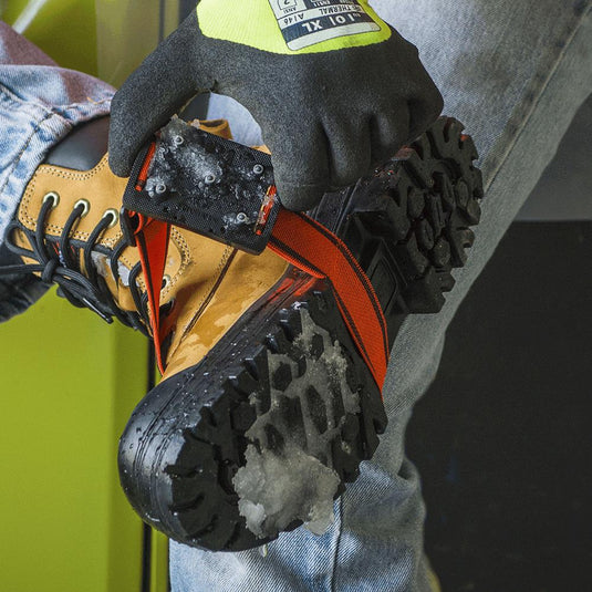 K1 Series | Mid-Sole Ice Cleat • Original Profile • Hi-Vis Strap