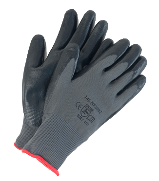 Black Foam Nylon Gloves • Nitrile Coated • 12 pk – RDC Group