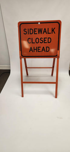 Sidewalk Closed Sign and A-Frame Stand