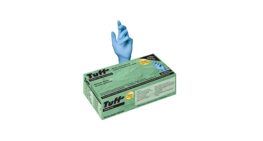 Tuff Blue Nitrile Exam Gloves, Powder-Free, Medical Grade