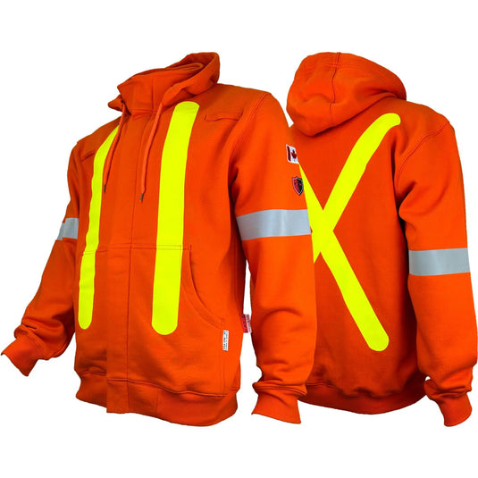 Atlas Guardian® FR/AR OHSA Hi Vis Zip Up Hoodie