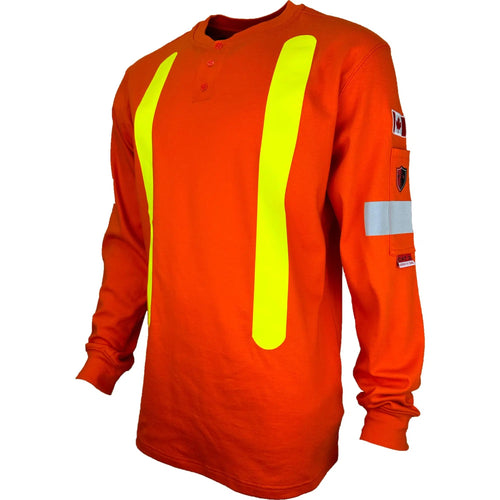 Atlas Guardian® FR/AR OHSA Hi Vis Henley Shirt