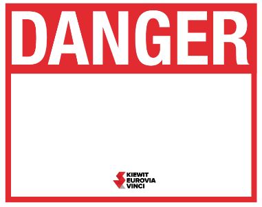 DANGER BLANK 30X24