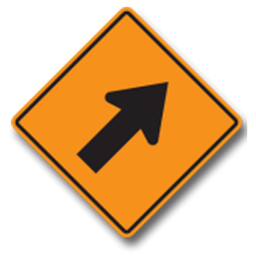 Rigid Sign | TC-4 Lane Closure Rotating Arrow