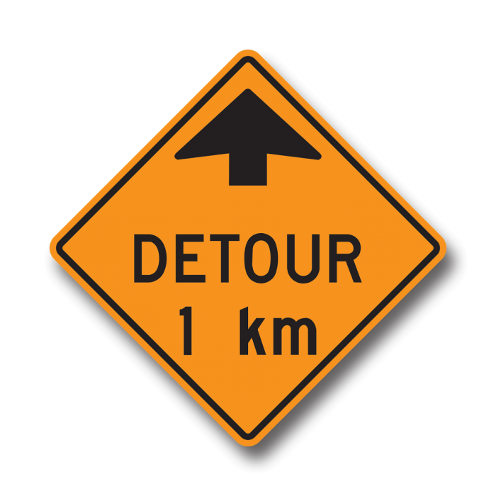 Load image into Gallery viewer, Rigid Sign | TC-5 Detour Ahead
