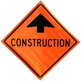 Roll-Up Sign | TC-1 Construction Ahead