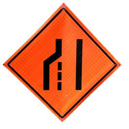 Load image into Gallery viewer, Roll-Up Sign | TC-3 Lane Closure Ahead
