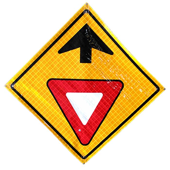 Roll-Up Sign | WB-1A Yield Ahead – RDC Group