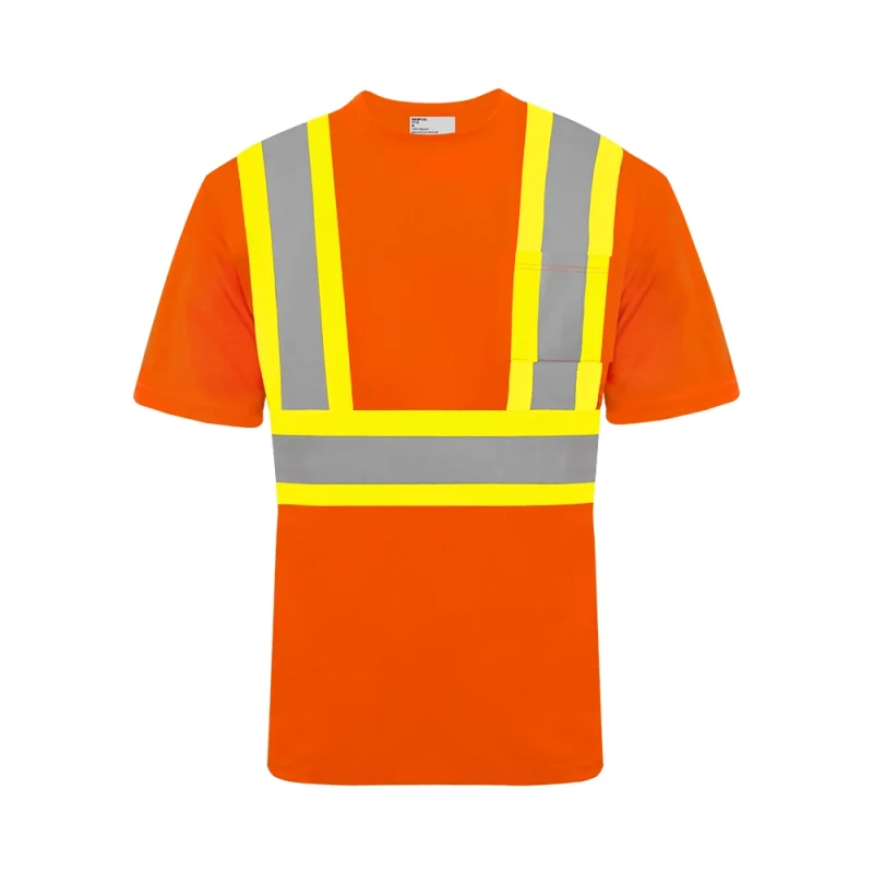 Load image into Gallery viewer, Ground Force | Short Sleeve Cotton Traffic T-Shirt • 4″ Refl. Tape
