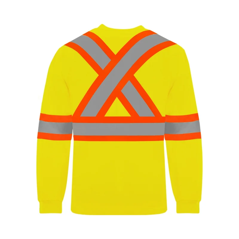 Load image into Gallery viewer, Ground Force | Long Sleeve Polyester Traffic T-Shirt • 4″ Refl. Tape
