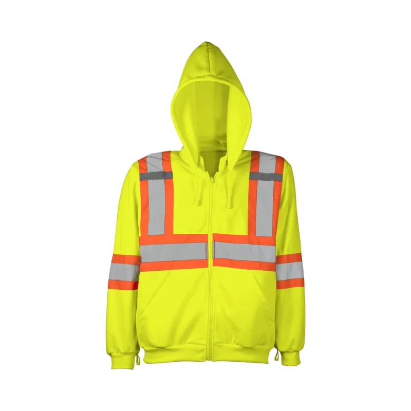 Load image into Gallery viewer, Ground Force | Traffic Hoodie • Deluxe • Adjustable Hood • 4&quot; Reflective Tape
