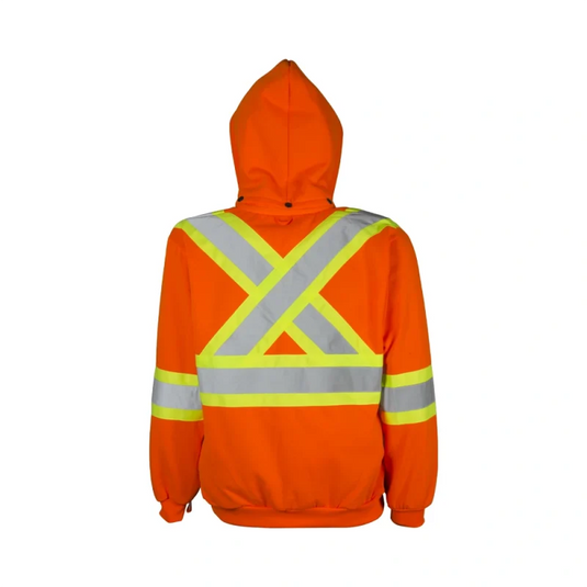 Ground Force | Traffic Hoodie • Deluxe • Adjustable Hood • 4" Reflective Tape