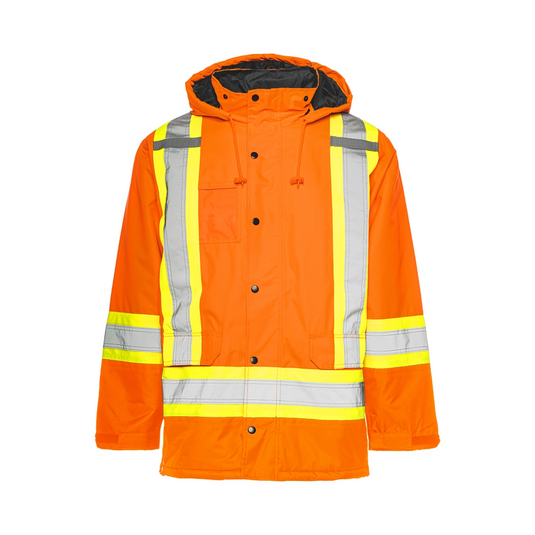 Ground Force | Winter Traffic Parka • Quilted • 100% Wind & Waterproof