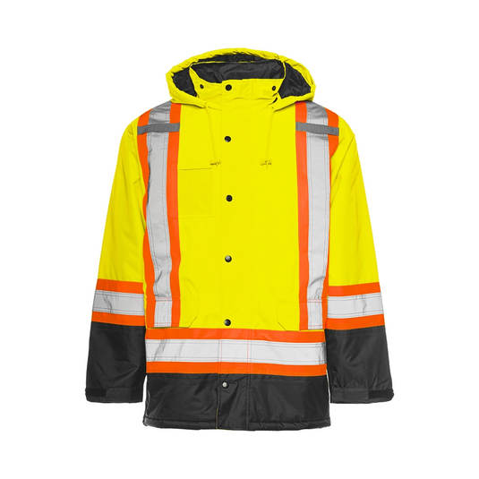 Ground Force | Winter Traffic Parka • Quilted • 100% Wind & Waterproof