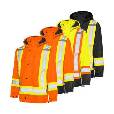 Ground Force | 6-IN-1 Winter Safety Parka • Breathable • Quilted