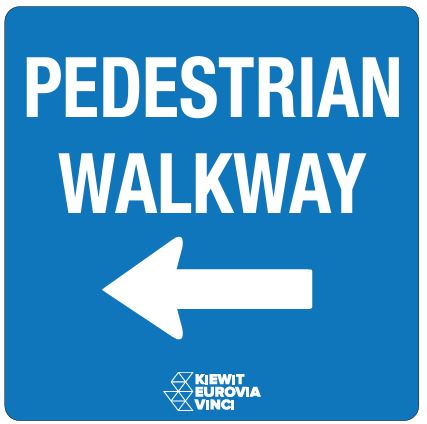 PEDESTRIAN WALKWAY LEFT KIEWIT-EUROVIA-VINCI