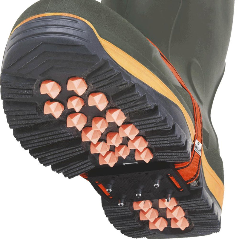 Load image into Gallery viewer, K1 Series | Mid-Sole Ice Cleat - High Profile - Hi-Vis Strap
