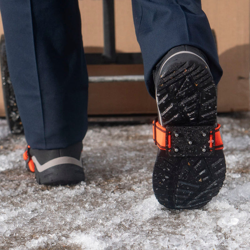 Load image into Gallery viewer, K1 Series | Mid-Sole Ice Cleat - Low Profile - Hi-Vis Strap
