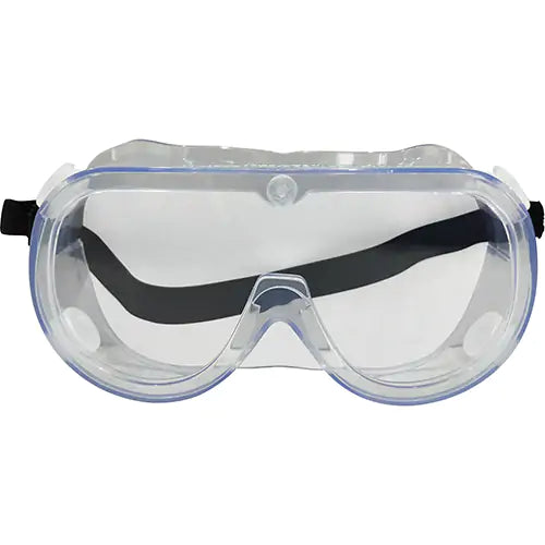 Zenith Safety Products Safety Goggles, Clear Tint, Anti-Scratch, Elastic Band