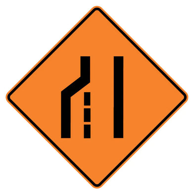 Rigid Sign | TC-3L Left Lane Closed Ahead