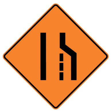 Rigid Sign | TC-3R Right Lane Closed Ahead
