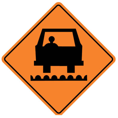 Rigid Sign | TC-19 Grooved Pavement