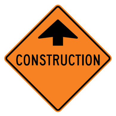 Rigid Sign | TC-1 Construction Ahead