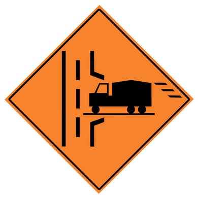 Rigid Sign | TC-31R Truck Entrance Right