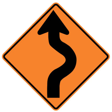 Rigid Sign | TC-9 Diversion Warning Right
